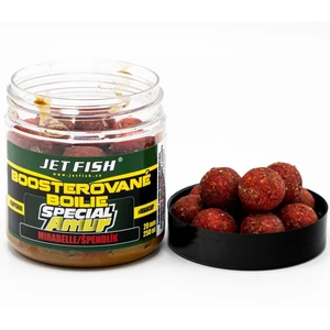 Jet fish boosterované boilie special amur mirabelle/mirabelka 20 mm 250 ml