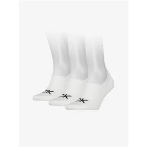 Set of three pairs of men's socks in white Calvin Klein - Men