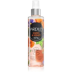 Yardley Poppy and Violet spray do ciała dla kobiet 200 ml