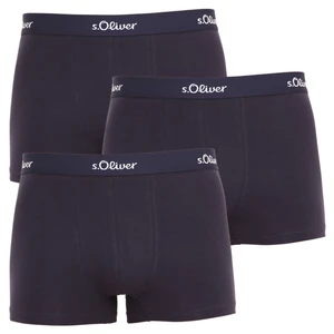 3PACK Men's Boxers S.Oliver dark blue (JH-34B-31184142)