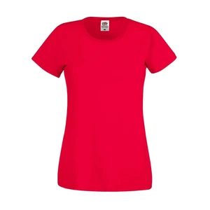 Lady fit Red T-shirt Original Fruit of the Loom