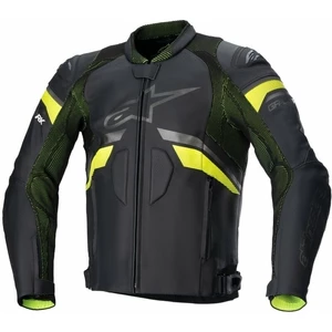 Alpinestars GP Plus R V3 Rideknit Leather Jacket Black/Yellow Fluo 48 Kurtka skórzana