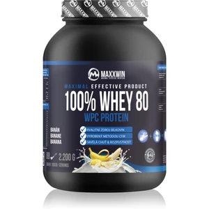 MAXXWIN 100 % Whey protein 80 banán 2200 g
