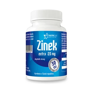 Nutricius Zinok Extra 25 mg 30ks
