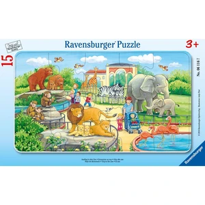 Ravensburger Puzzle Výlet do Zoo 15 dielikov