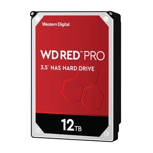 Western Digital HDD Red Pro, 12TB, 256MB Cache, 7200 RPM, 3.5" (WD121KFBX) WD121KFBX