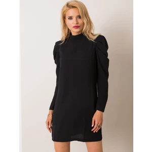 RUE PARIS Black dress with long sleeves