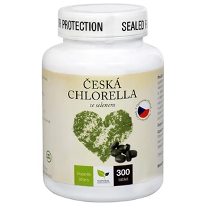 Natural Medicaments Česká chlorella se selenem 300 tbl.