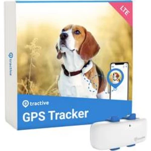 GPS tracker tractive DOG 4 TRNJAWH, lokalizácia domácich zvierat, biela, modrá