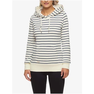 Cream Women's Striped Hoodie Ragwear Berit Stripes - Women