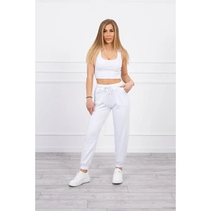 Set of top+pants white