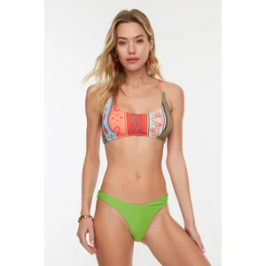 Trendyol Green Triangle Bikini Bottom