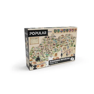 Popular Puzzle Mapa Slovenska 160 ks