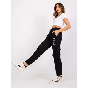 Black cargo pants from Gina