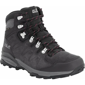 Jack Wolfskin Dámské outdoorové boty Refugio Texapore Mid W Dark Steel/Purple 42