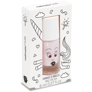 Nailmatic Kids lak na nehty pro děti odstín Polly - light pink glitter 8 ml