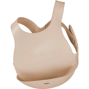 Minikoioi Bibs podbradníček Bubble Beige 1 ks