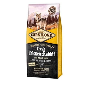 Carnilove Fresh Chicken & Rabbit Muscles, Bones & Joints for Adult dogs 12 kg