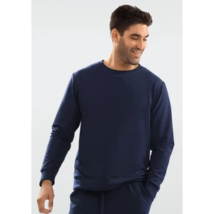 DKaren Man's Sweatshirt Justin Navy Blue