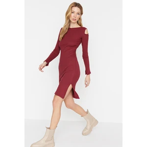 Trendyol Dress - Burgundy - Bodycon