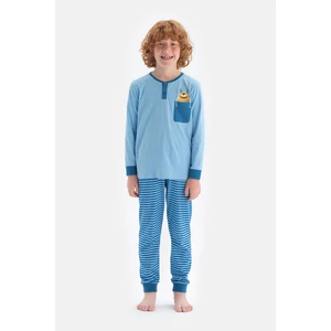 Dagi Pajama Set - Dark blue - Graphic