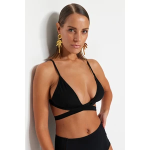 Trendyol Bikini Top - Black - Plain