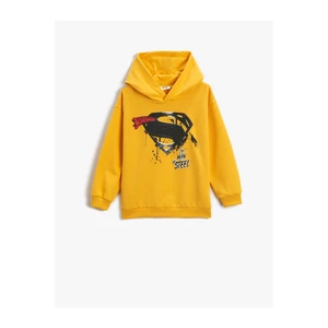 Koton Sweatshirt - Yellow - Relaxed fit