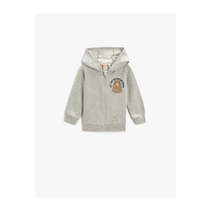 Koton Sweatshirt - Gray - Relaxed fit