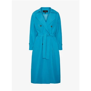 Blue Womens Trench Coat VERO MODA Chloe - Women