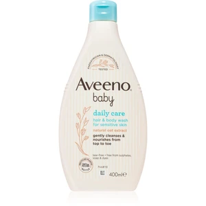 Aveeno Baby Hair&Body Wash dětský šampon na vlasy a tělo 400 ml