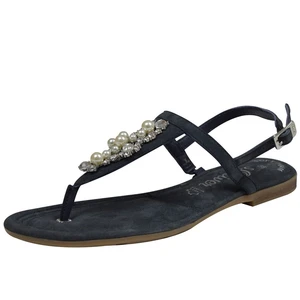 Dark grey suede sandals s.Oliver