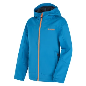 Husky Simbo K 152, blue Dětská softshell bunda