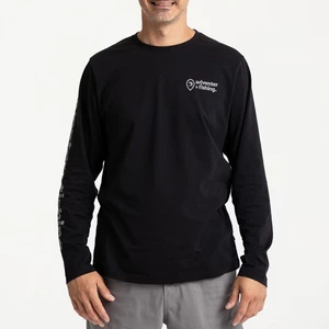 Adventer & fishing Tee Shirt Long Sleeve Shirt Black L