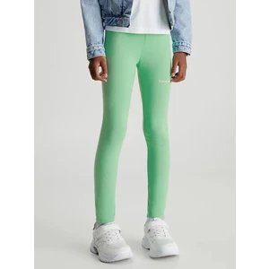 Calvin Klein Jeans Legíny dětské Zelená