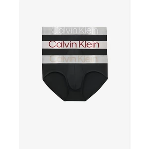 Calvin Klein 3 PACK- pánské slipy NB3073A-6IE S