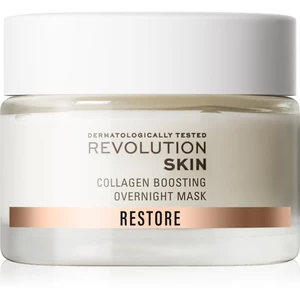 Revolution Skincare Restore Collagen Boosting obnovující noční krémová maska pro podporu tvorby kolagenu 50 ml