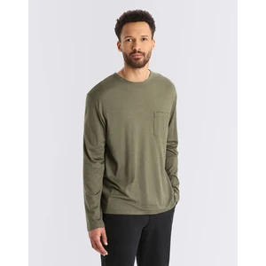 Tričko Icebreaker M Granary LS Pocket Tee Loden