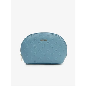 Light blue Guess Dome Women's Cosmetic Bag - Women