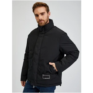 Black Mens Winter Jacket Armani Exchange - Men