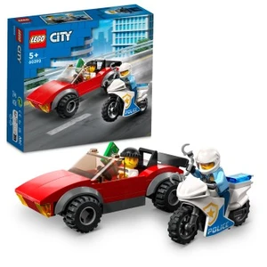 LEGO City 60392 Honička auta s policejní motorkou