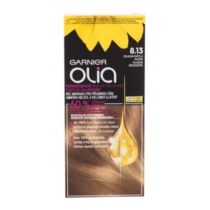 Garnier Olia 50 g barva na vlasy pro ženy poškozená krabička 8,13 Sandy Blonde na barvené vlasy; na všechny typy vlasů