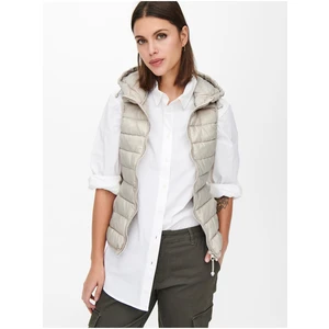 Cream Women's Quilted Vest ONLY New Tahoe - Women