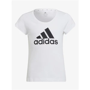 Bílé holčičí tričko adidas Performance - unisex