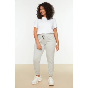 Trendyol Curve Gray Jogger Knitted Sweatpants