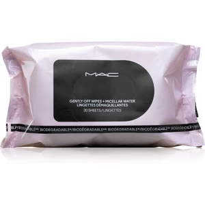 MAC Cosmetics Gently Off Wipes + Micellar Water odličovací ubrousky na make-up 30 ks