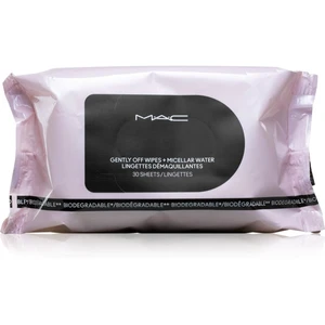 MAC Cosmetics Gently Off Wipes + Micellar Water odličovacie obrúsky na make-up 30 ks