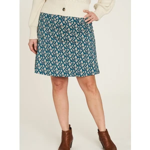 Blue Patterned Skirt Tranquillo - Women