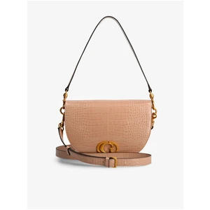 Hnědá dámská vzorovaná malá crossbody kabelka Guess Danna - Dámské