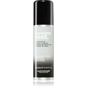 Alfaparf Milano Invisible Root barevný sprej Black Darkest Brown 75 ml