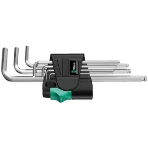 Wera 022181 Sada šestihranných klíčů Wera 950/7 Hex-Plus 1, chromovaná (7 ks)